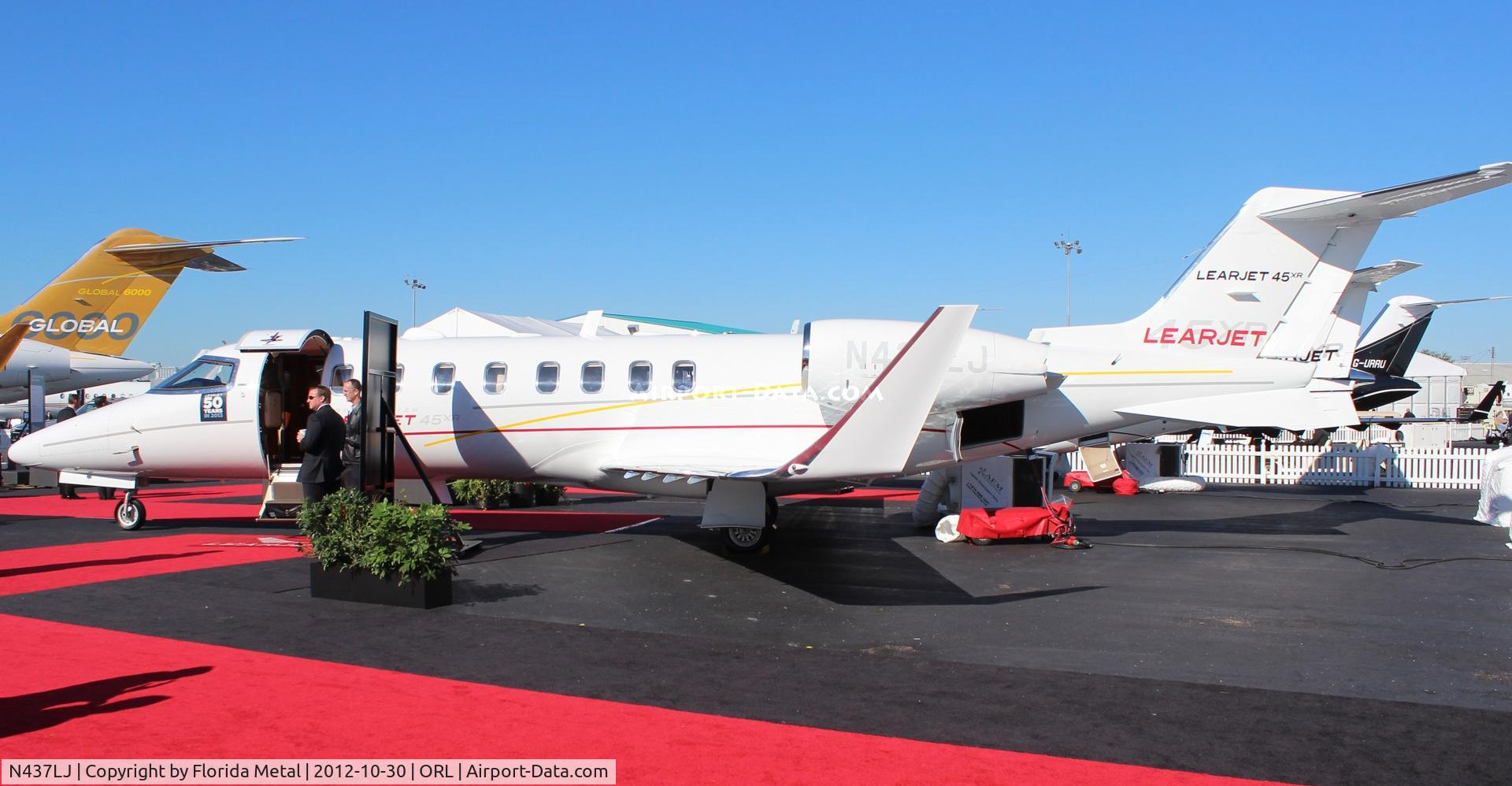 N437LJ, 2012 Bombardier Lear 45 C/N 437, Lear 45 at NBAA