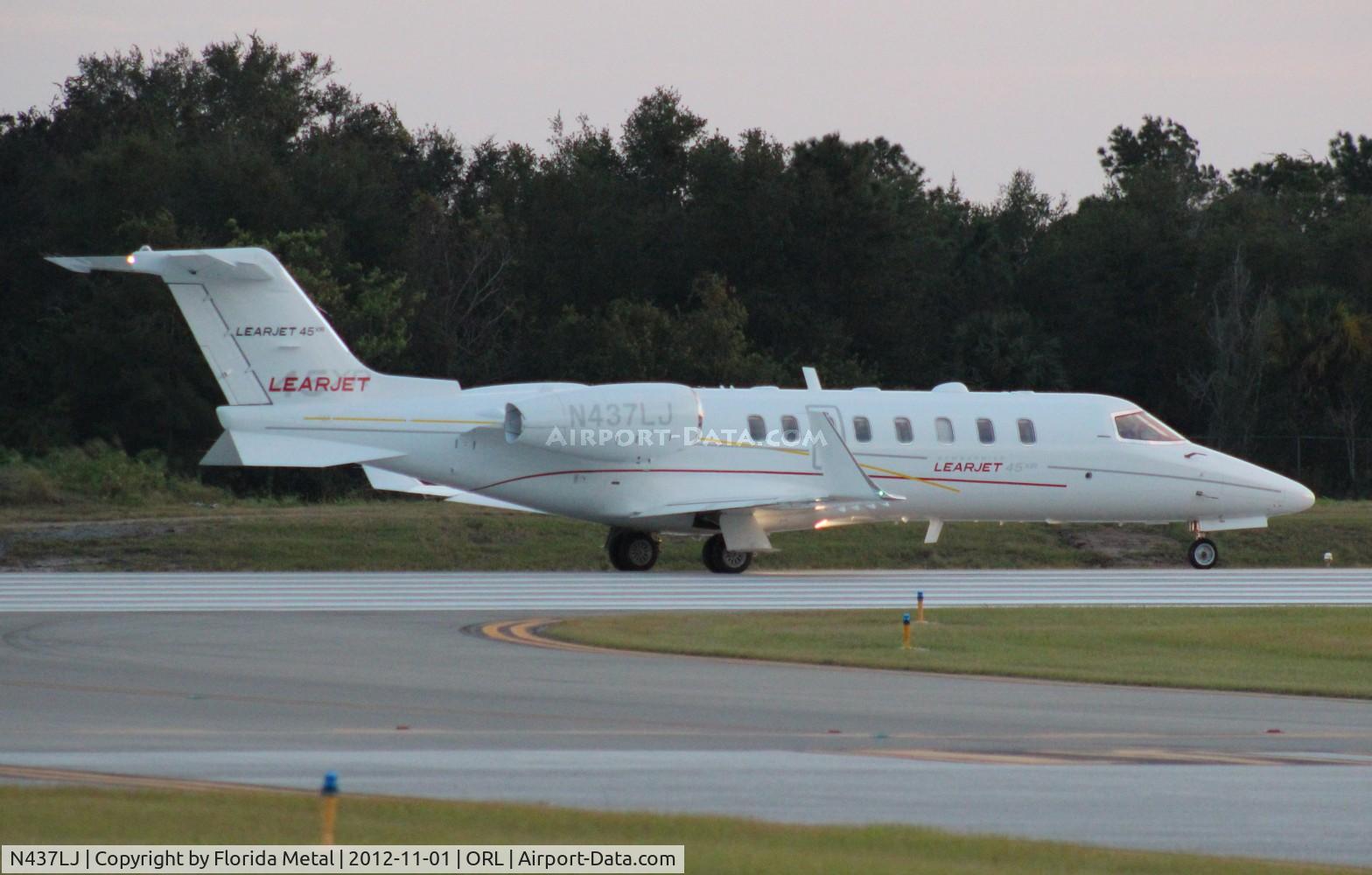 N437LJ, 2012 Bombardier Lear 45 C/N 437, Lear 45