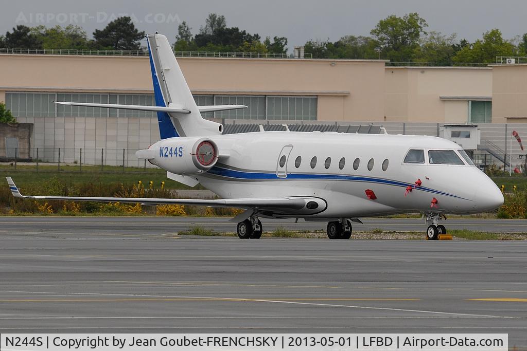 N244S, Israel Aerospace Industries Gulfstream 200 C/N 235, from Paris LBG