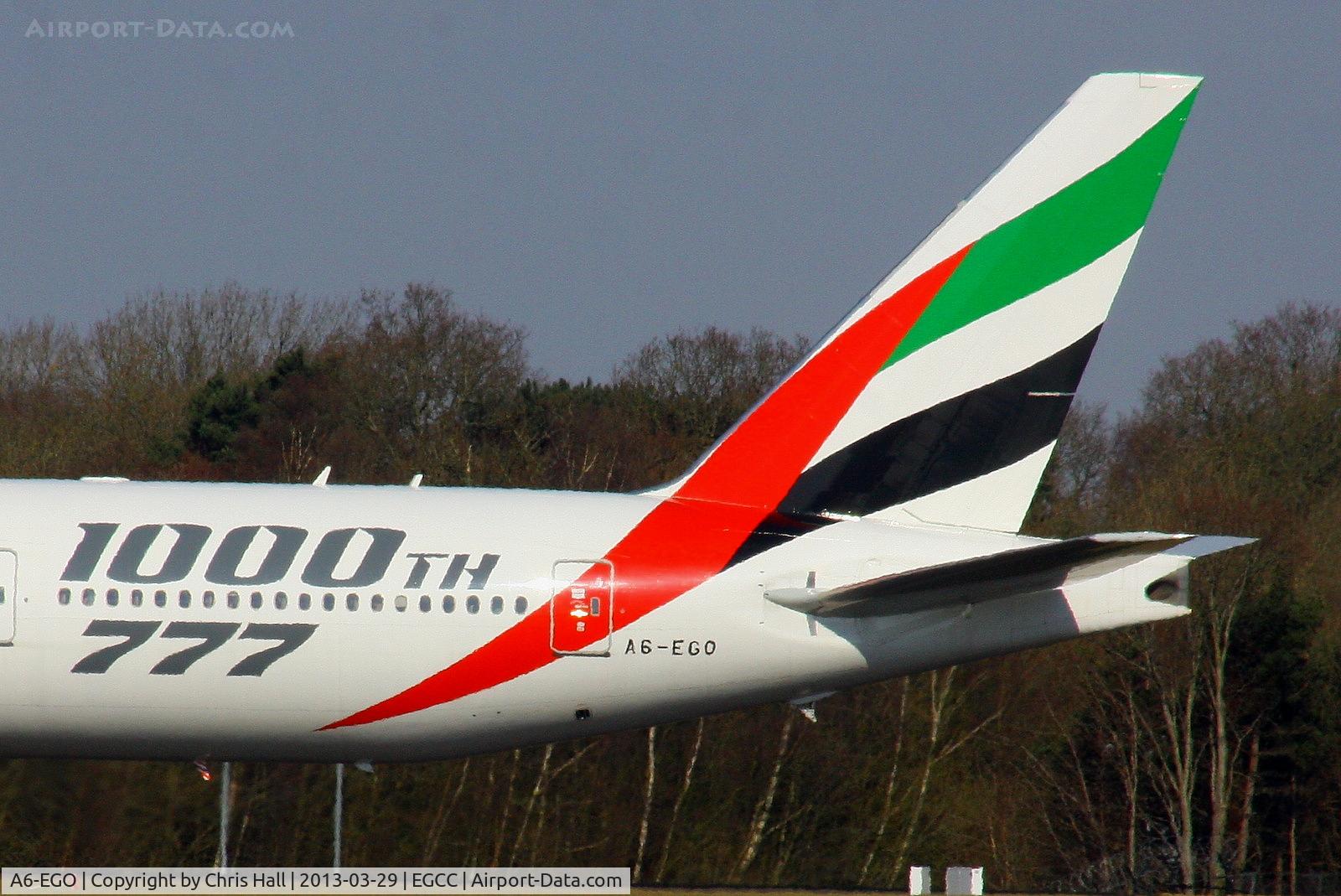 A6-EGO, 2012 Boeing 777-31H/ER C/N 35598, Emirates 1000th 777 scheme