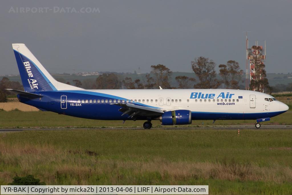 YR-BAK, 1992 Boeing 737-430 C/N 27005, Taxiing