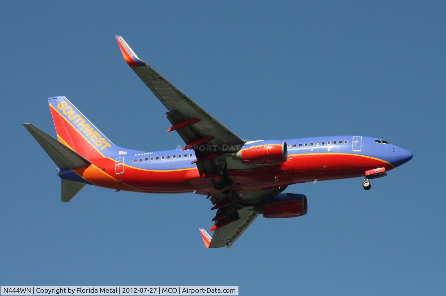 N444WN, 2003 Boeing 737-7H4 C/N 29839, Southwest 737-700