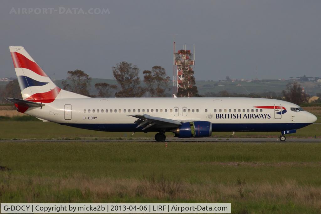 G-DOCY, 1993 Boeing 737-436 C/N 25844, Taxiing. Scrapped in january 2015