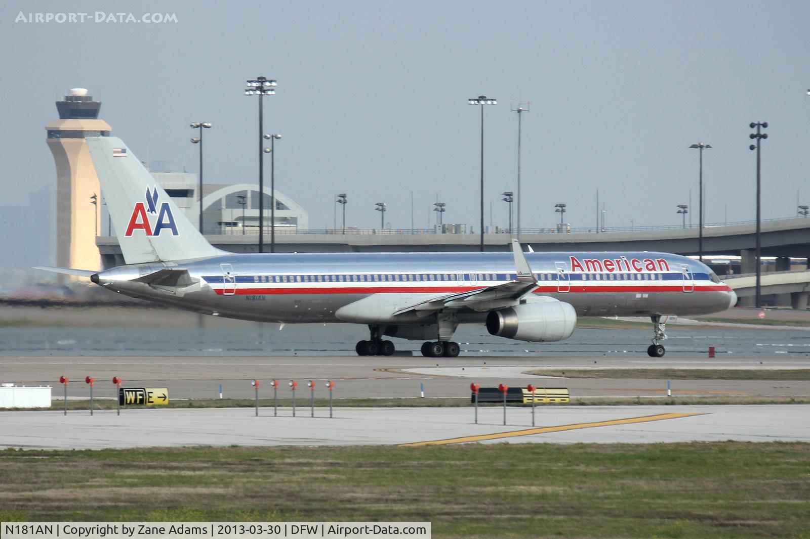 N181AN, 1999 Boeing 757-223 C/N 29591, American Airlines at DFW Airport