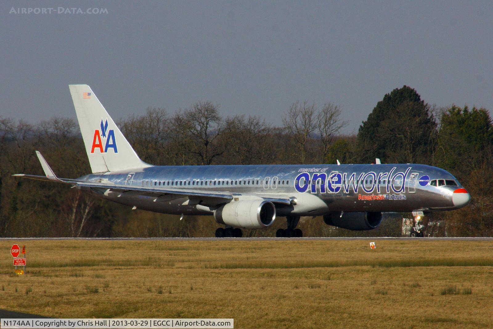 N174AA, 2002 Boeing 757-223 C/N 31308, American Airlines 757 in One World livery