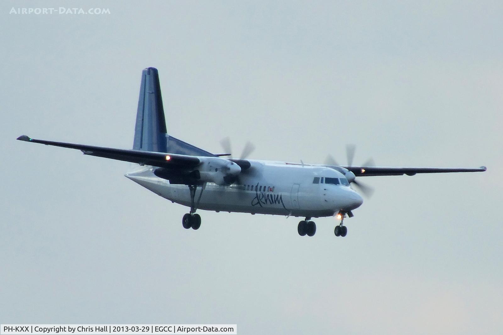 PH-KXX, 1992 Fokker 50 C/N 20262, Denim Air