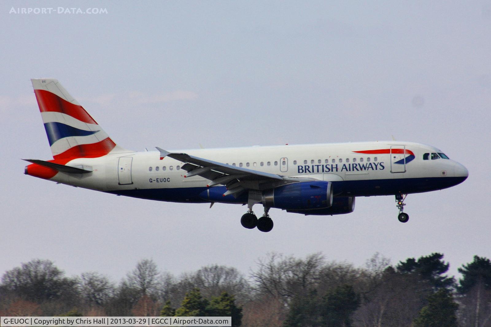 G-EUOC, 2001 Airbus A319-131 C/N 1537, British Airways
