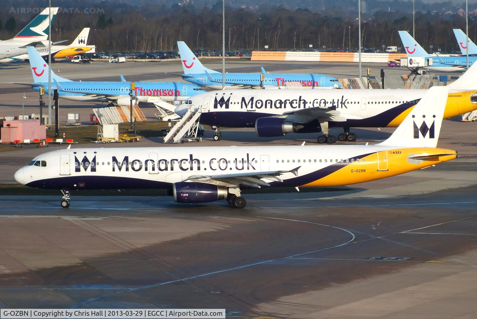 G-OZBN, 1999 Airbus A321-231 C/N 1153, Monarch