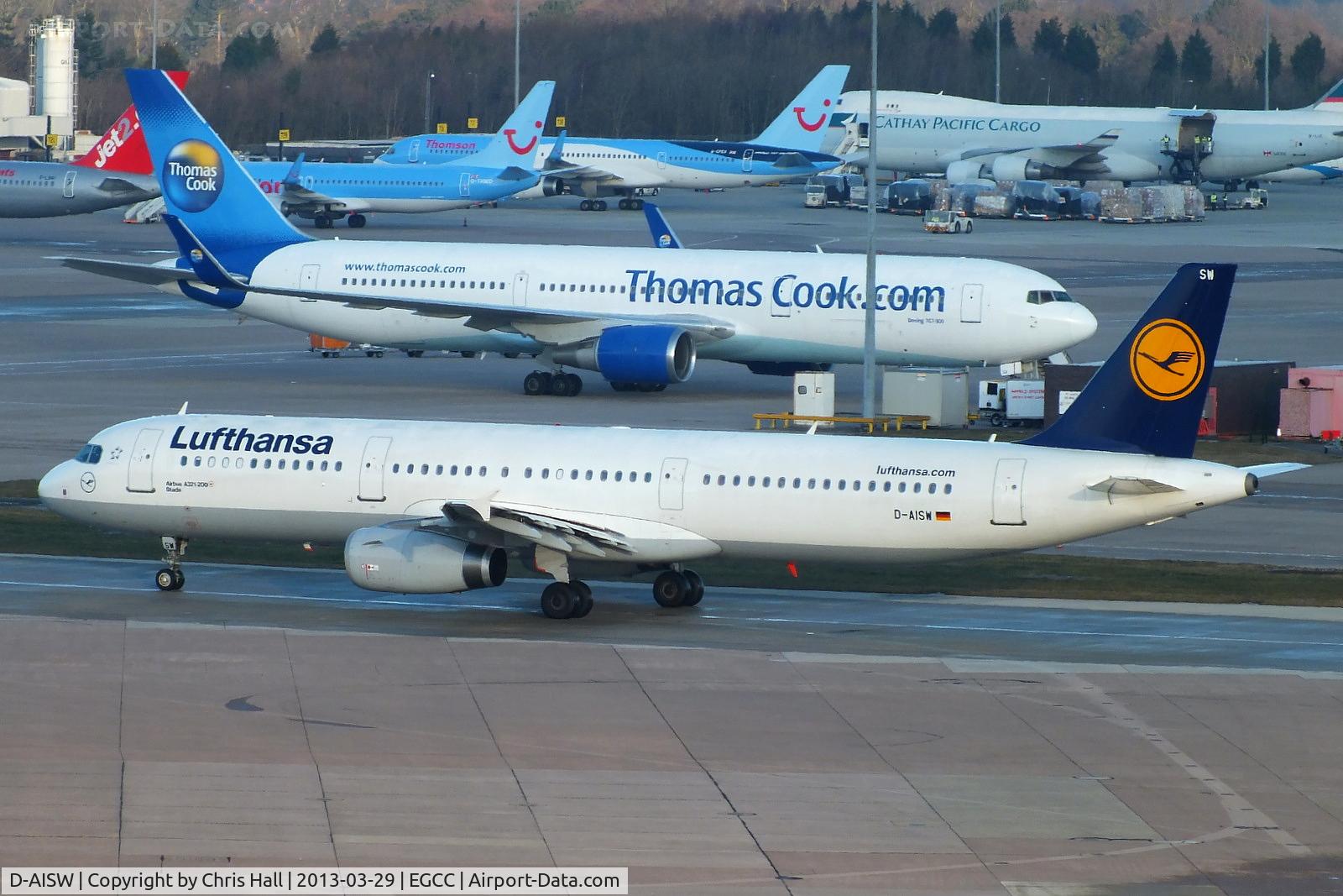 D-AISW, 2009 Airbus A321-231 C/N 4087, Lufthansa