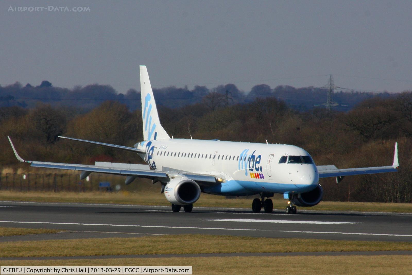 G-FBEJ, 2007 Embraer 195LR (ERJ-190-200LR) C/N 19000155, flybe