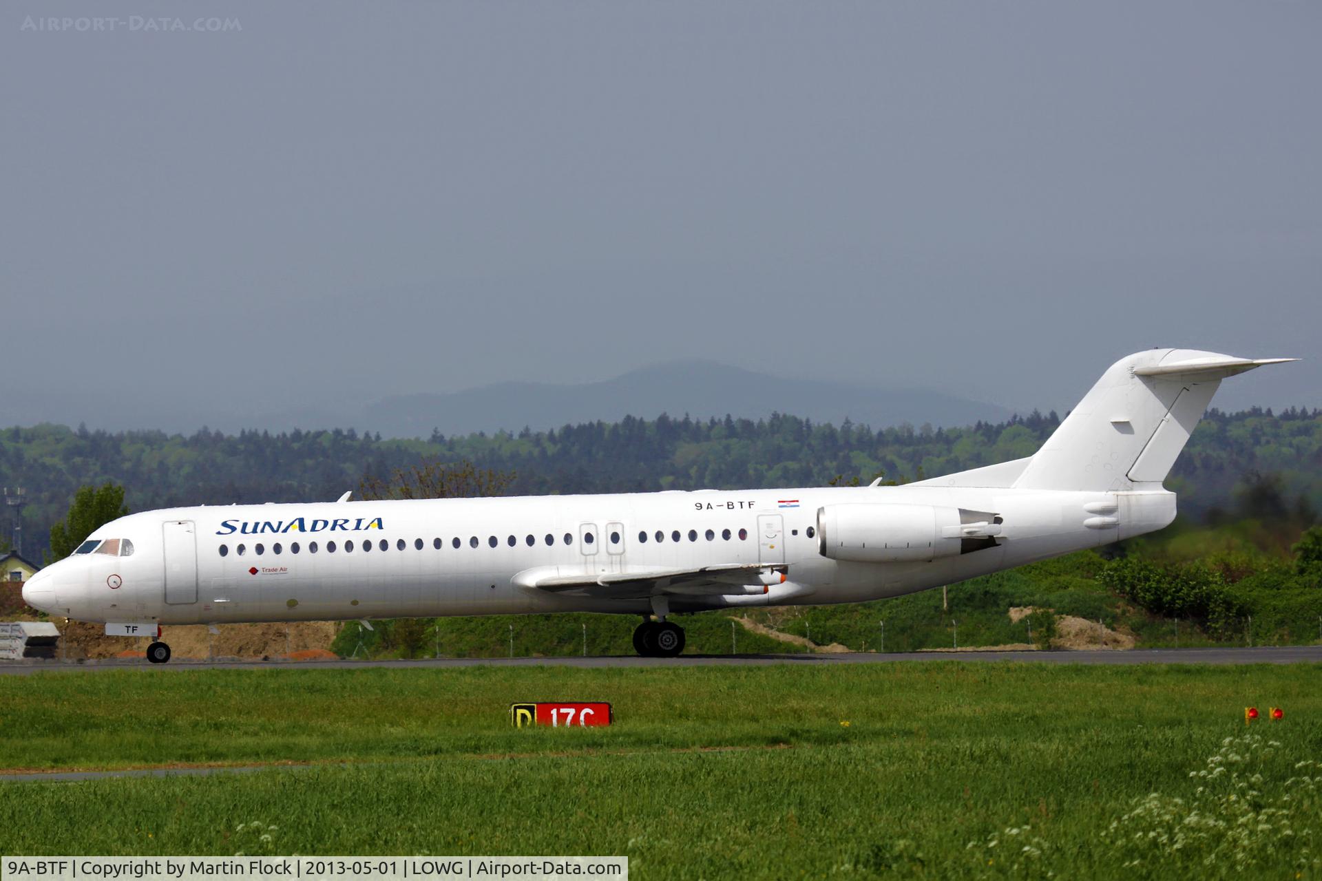 9A-BTF, 1991 Fokker 100  (F-28-0100) C/N 11336, .....
