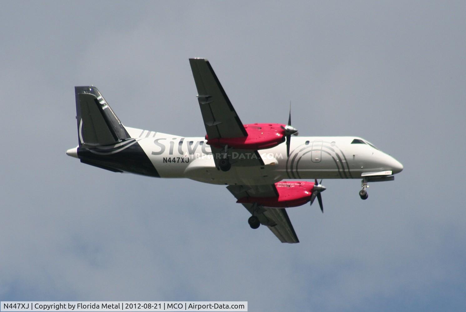 N447XJ, 1998 Saab 340B C/N 340B-447, Silver Airways Saab 340