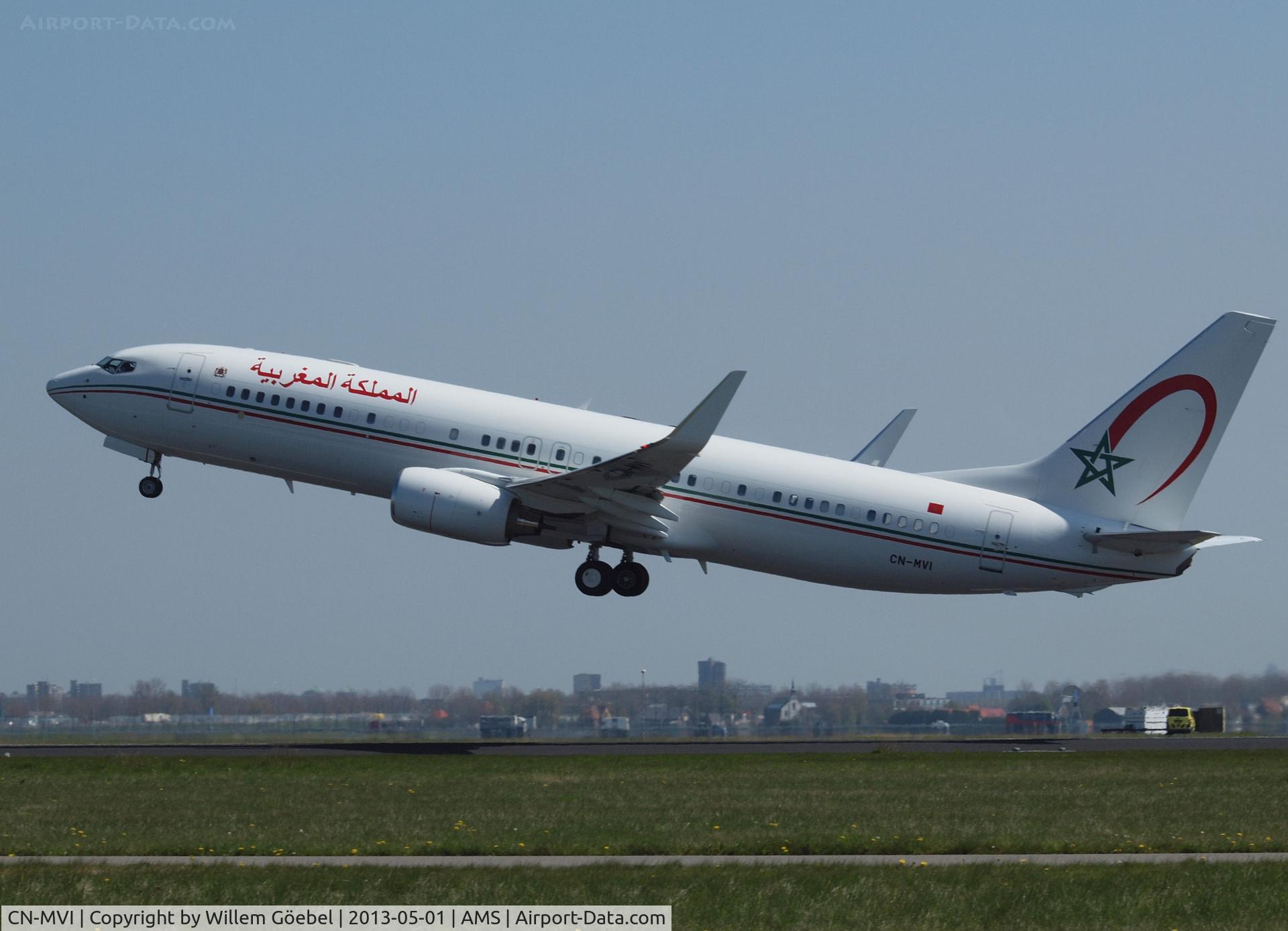 CN-MVI, Boeing 737-8KB BBJ C/N 37545, Aircraft off the Goverment of Morocco For  the installation of King Willem-Alexander.