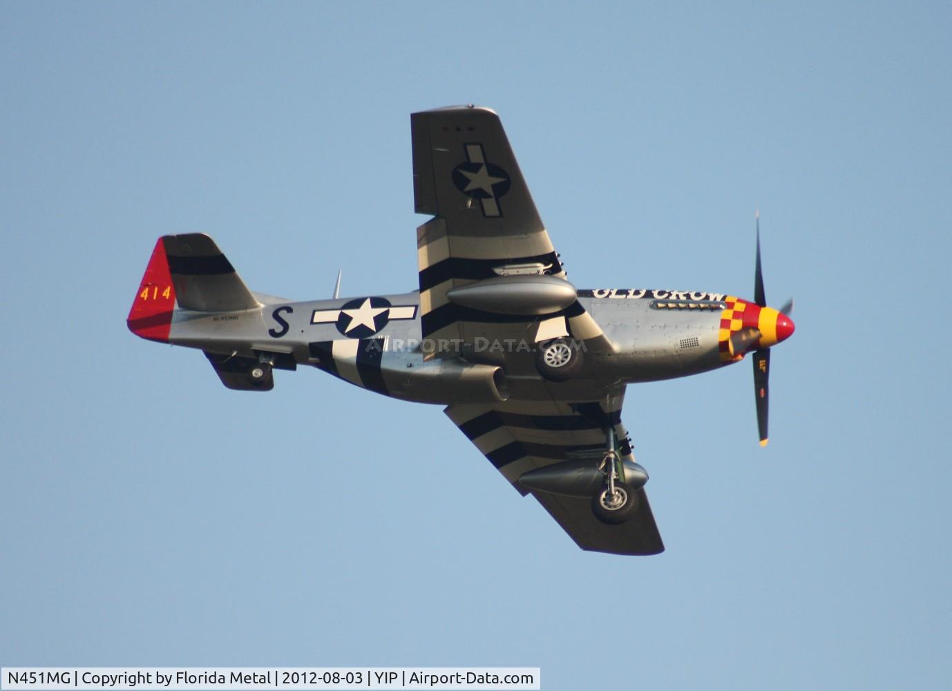N451MG, 1944 North American P-51D Mustang C/N 44-74774, Old Crow P-51D