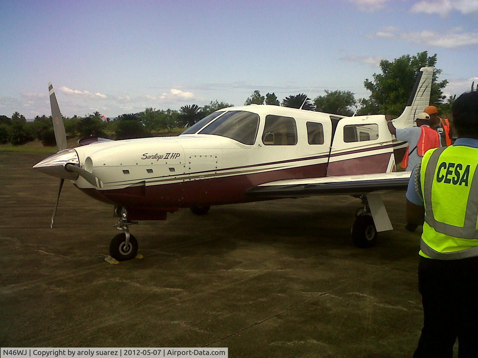 N46WJ, 1996 Piper PA-32R-301 C/N 32-46055, saratoga en arroyo barril