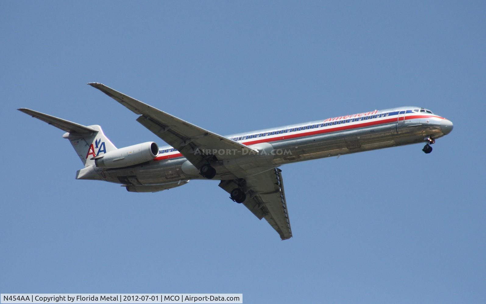 N454AA, 1987 McDonnell Douglas MD-82 (DC-9-82) C/N 49559, American MD-82