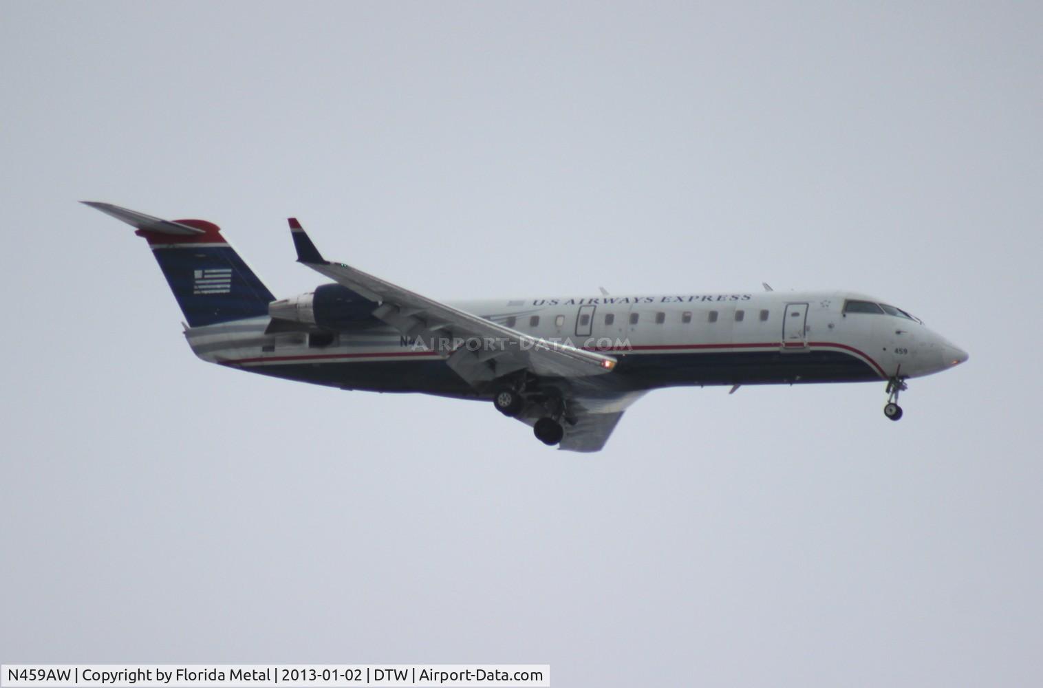N459AW, 2003 Bombardier CRJ-200LR (CL-600-2B19) C/N 7863, US Airways CRJ-200
