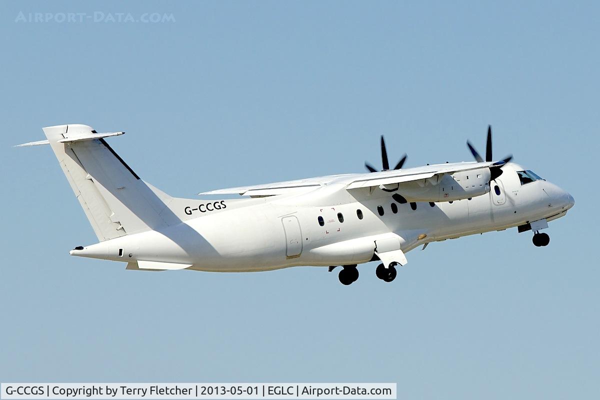 G-CCGS, 1998 Dornier 328-100 C/N 3101, 1998 Dornier 328-100, c/n: 3101 departing London City