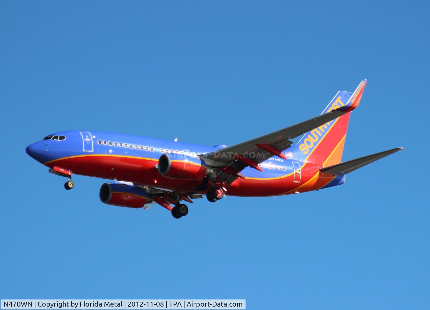 N470WN, 2004 Boeing 737-7H4 C/N 33860, Southwest 737-700