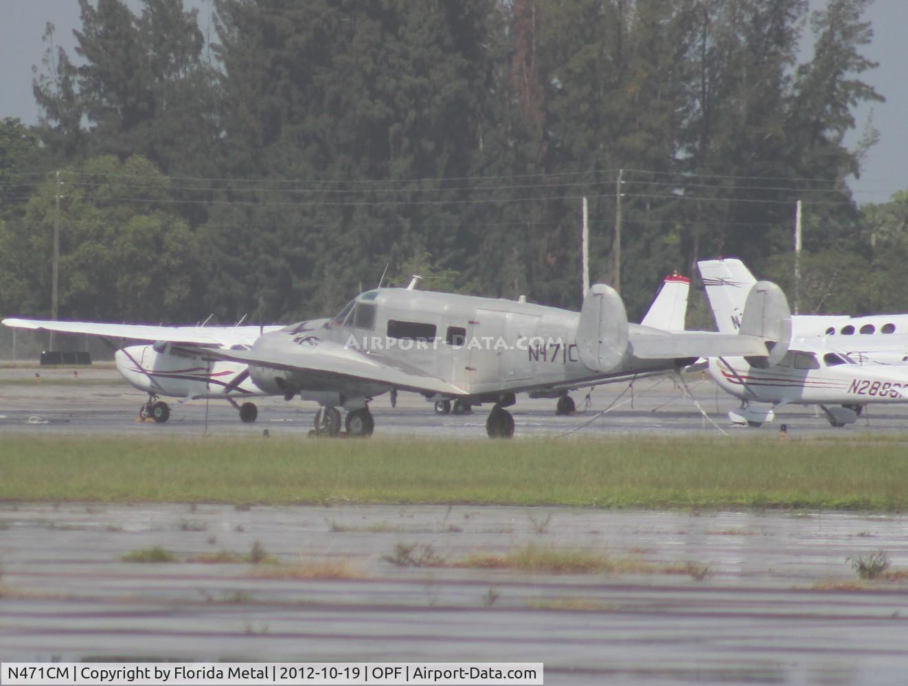 N471CM, 1955 Beech E18S C/N BA-76, Beech E18S