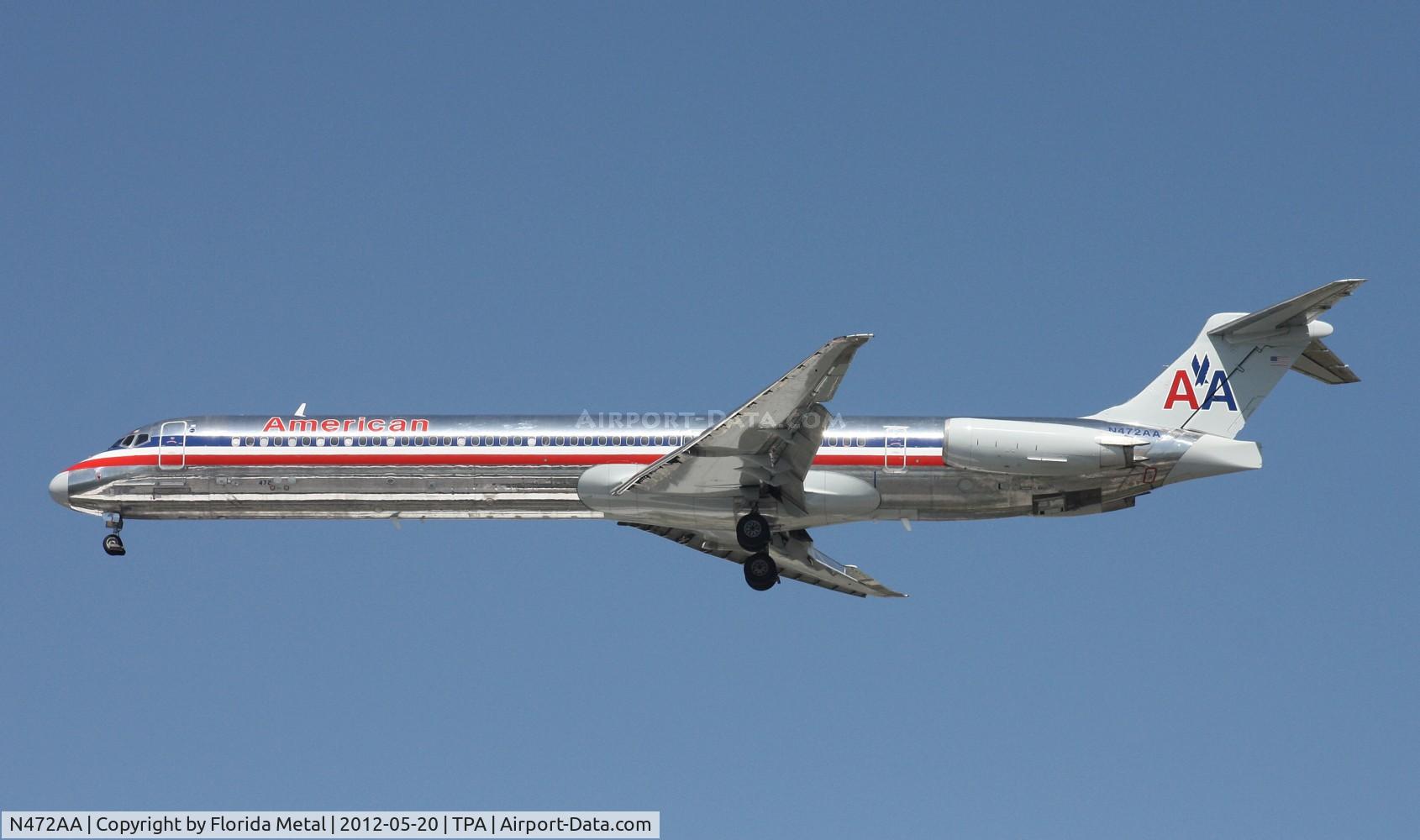 N472AA, 1988 McDonnell Douglas MD-82 (DC-9-82) C/N 49647, American MD-82