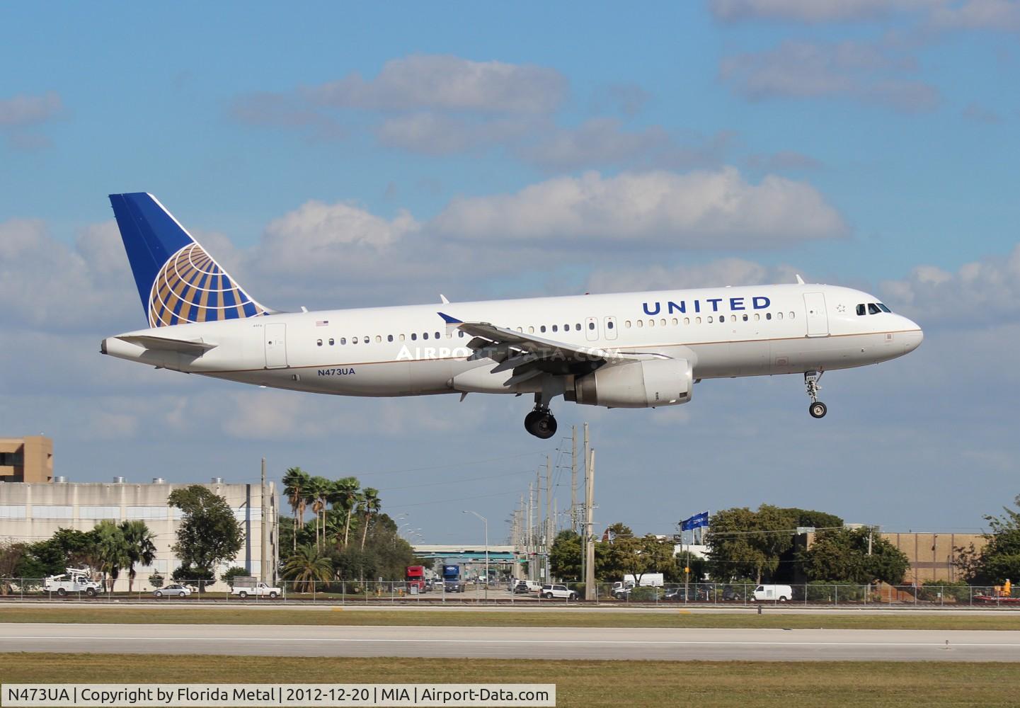 N473UA, 2001 Airbus A320-232 C/N 1469, United A320