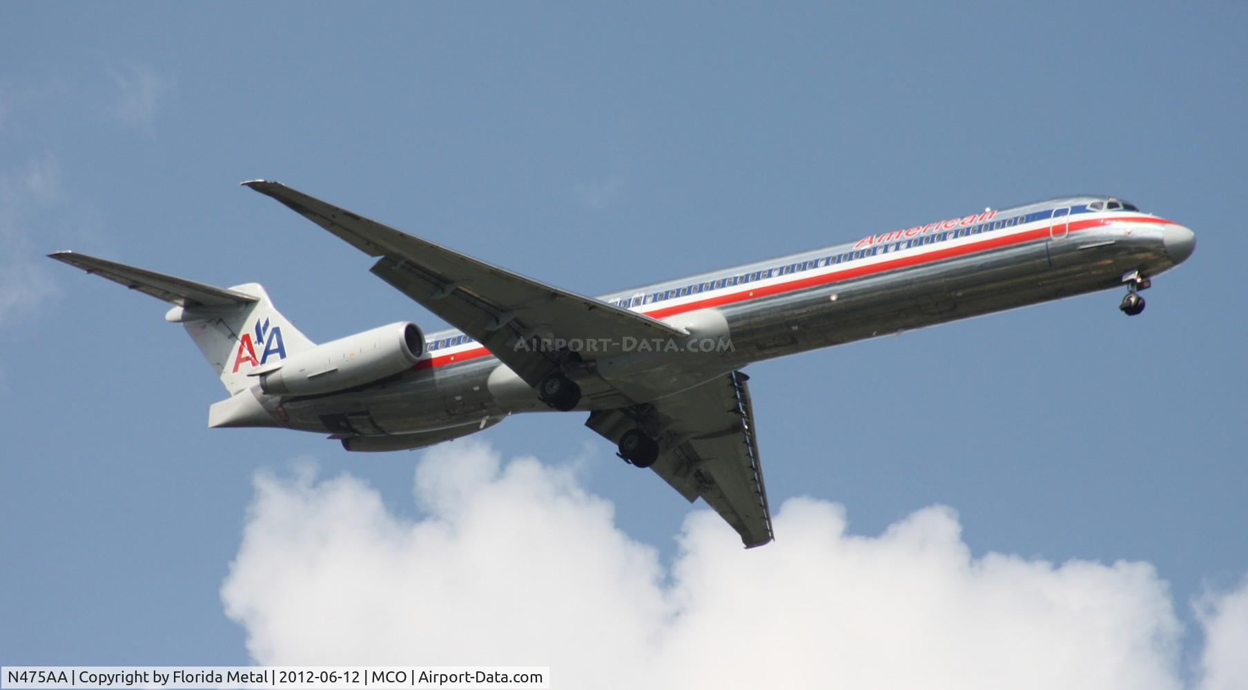N475AA, 1988 McDonnell Douglas MD-82 (DC-9-82) C/N 49650, American MD-82