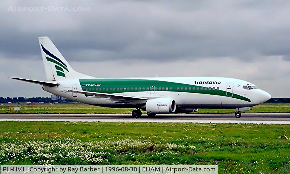 PH-HVJ, 1987 Boeing 737-3K2 C/N 23738, Boeing 737-3K2 [23738] (Transavia) Amsterdam-Schiphol~PH 30/08/1996