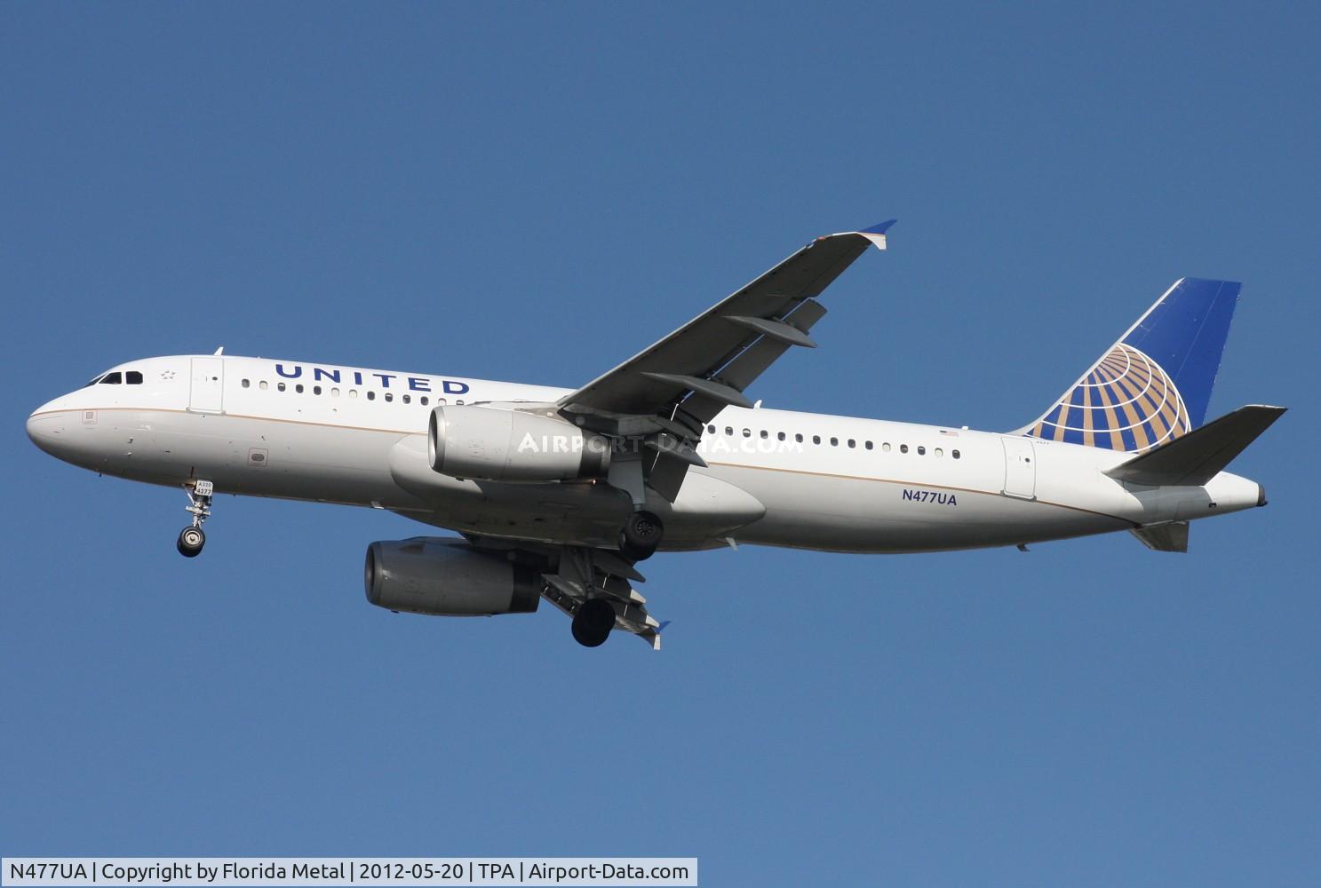 N477UA, 2001 Airbus A320-232 C/N 1514, United A320