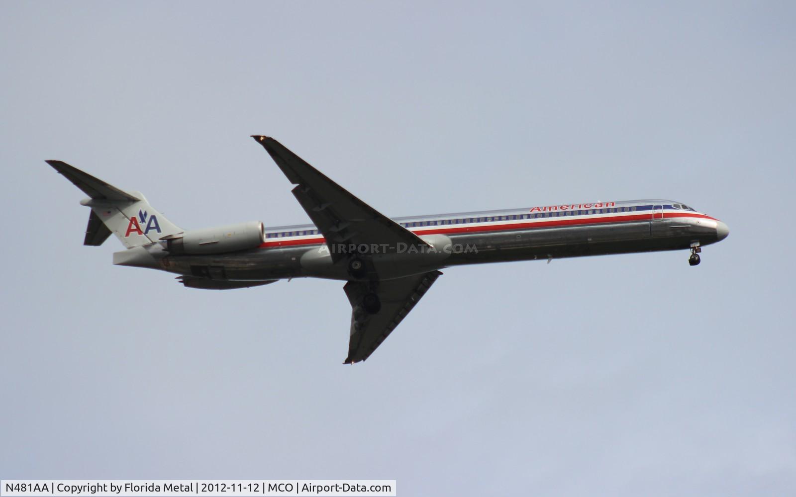 N481AA, 1988 McDonnell Douglas MD-82 (DC-9-82) C/N 49656, American MD-82
