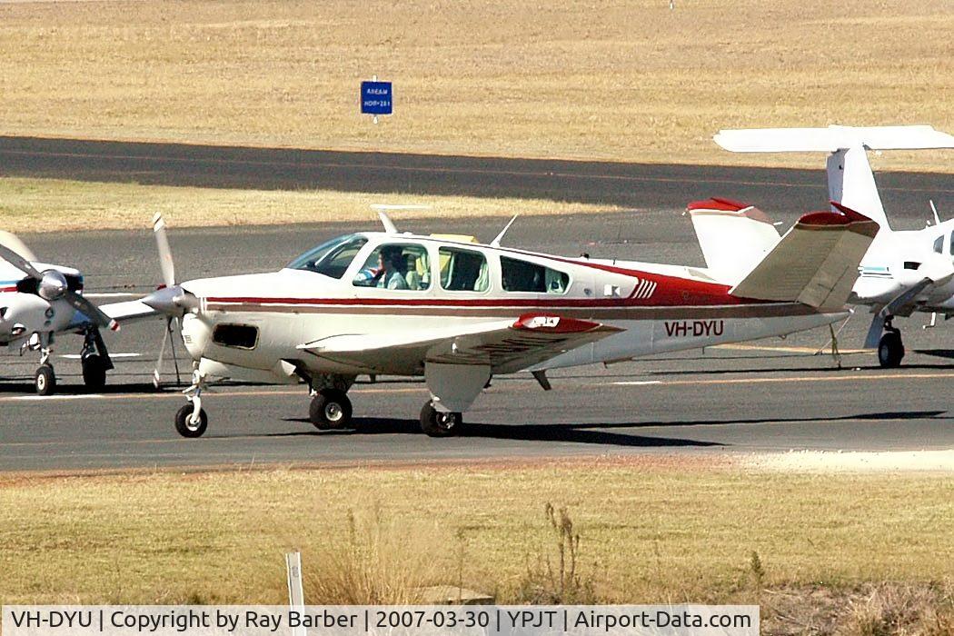 VH-DYU, 1981 Beech V35B Bonanza C/N D-10356, Beech V35B Bonanza [D-10356] Perth-Jandakot~VH 30/03/2007