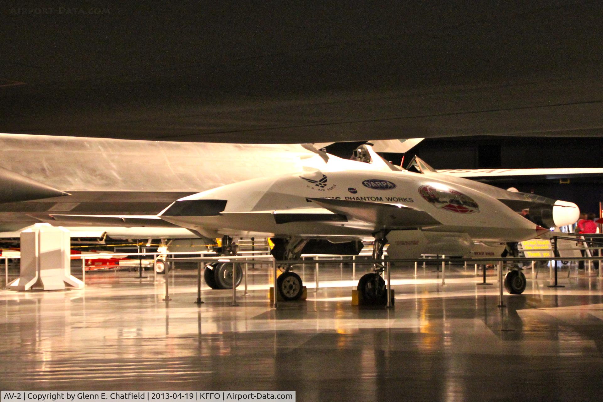 AV-2, 2000 Boeing X-45A C/N Unknown, In the modern flight gallery