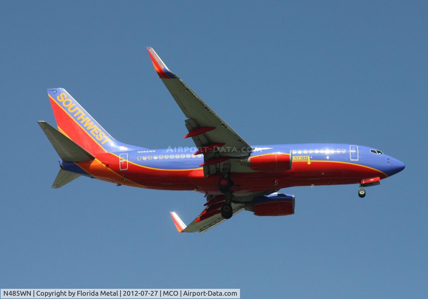 N485WN, 2004 Boeing 737-7H4 C/N 32473, Southwest 737-700