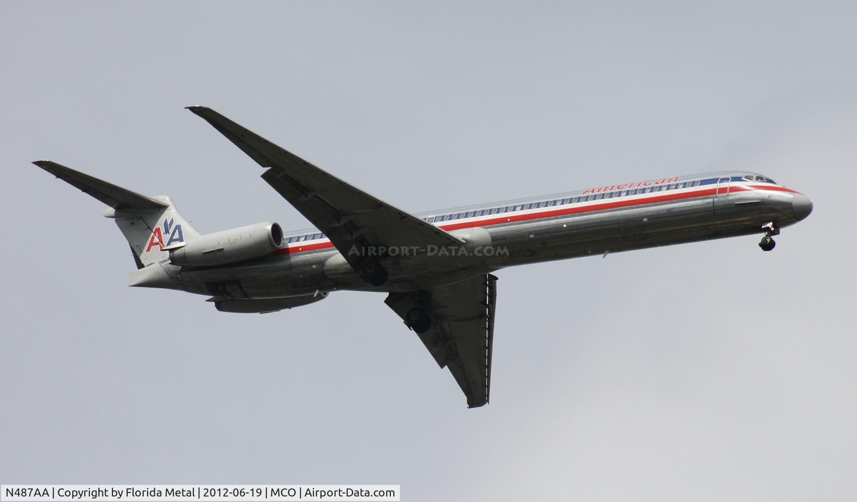 N487AA, 1988 McDonnell Douglas MD-82 (DC-9-82) C/N 49680, American MD-82