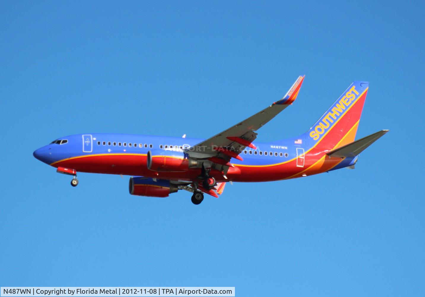 N487WN, 2004 Boeing 737-7H4 C/N 33854, Southwest 737-700