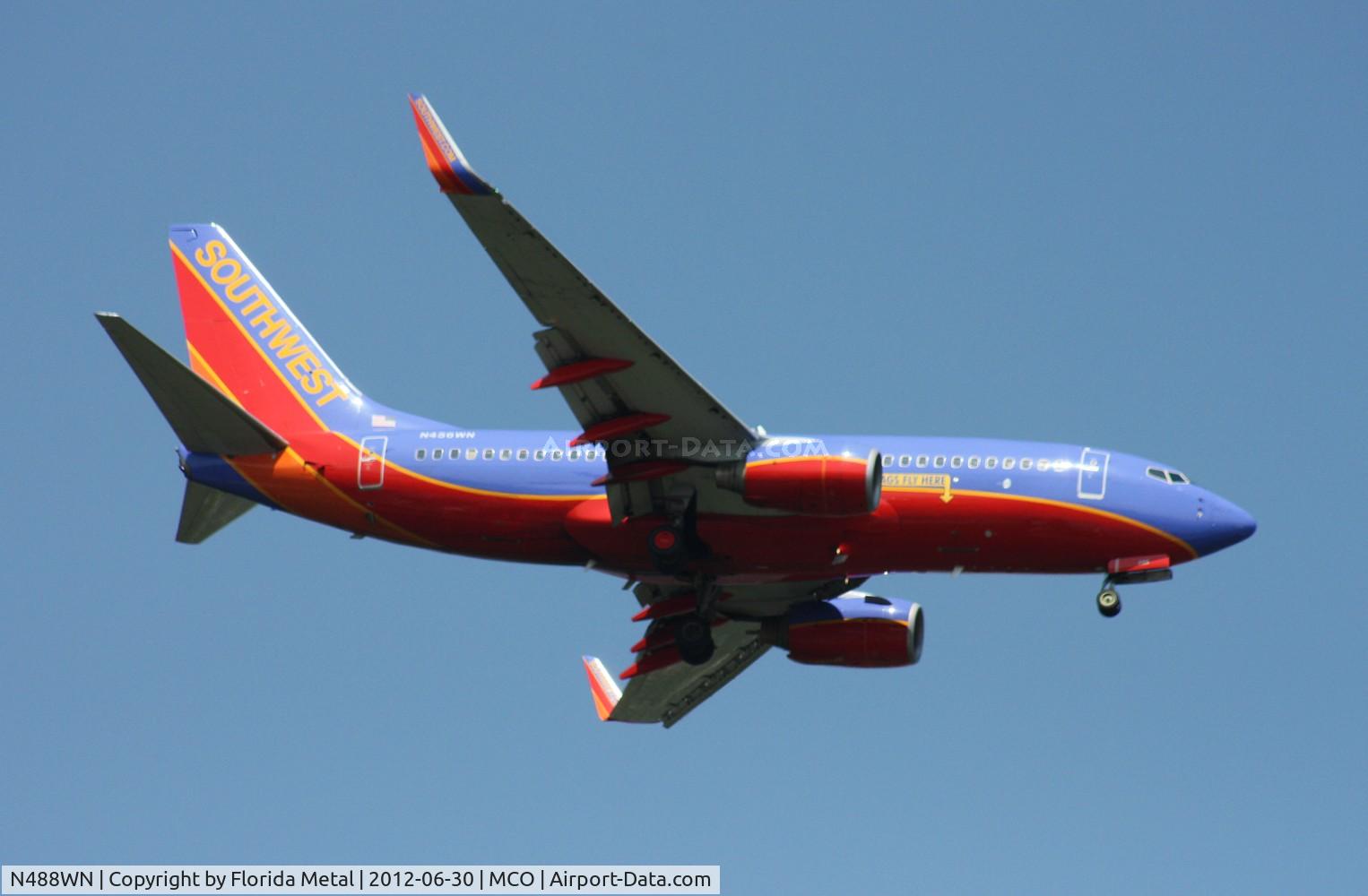 N488WN, 2004 Boeing 737-7H4 C/N 33853, Southwest 737-700