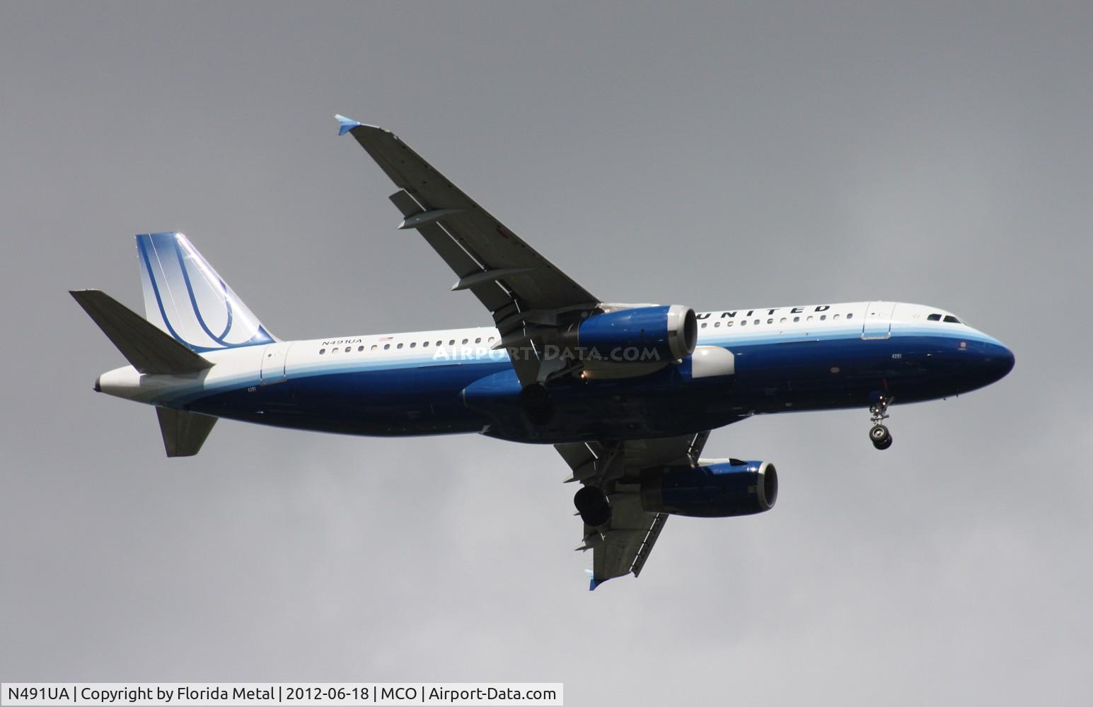 N491UA, 2002 Airbus A320-232 C/N 1741, United A320