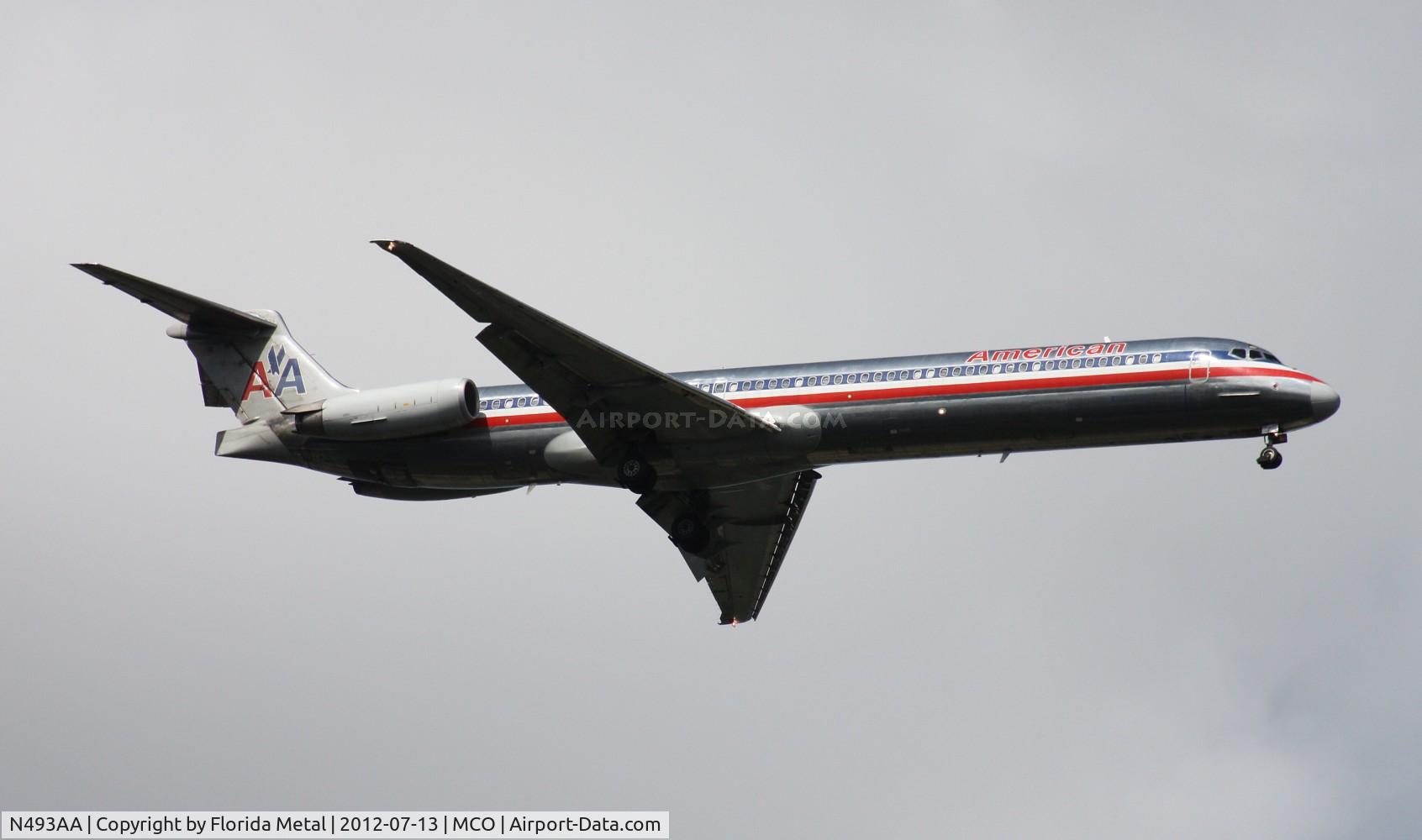 N493AA, 1989 McDonnell Douglas MD-82 (DC-9-82) C/N 49731, American MD-82