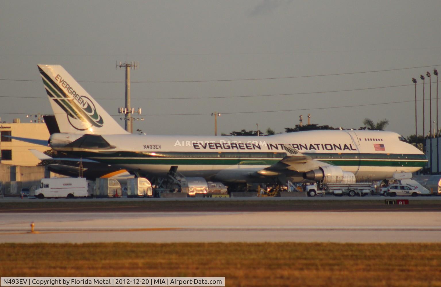 N493EV, 1993 Boeing 747-4H6 C/N 25702, Evergreen 747-400BCF