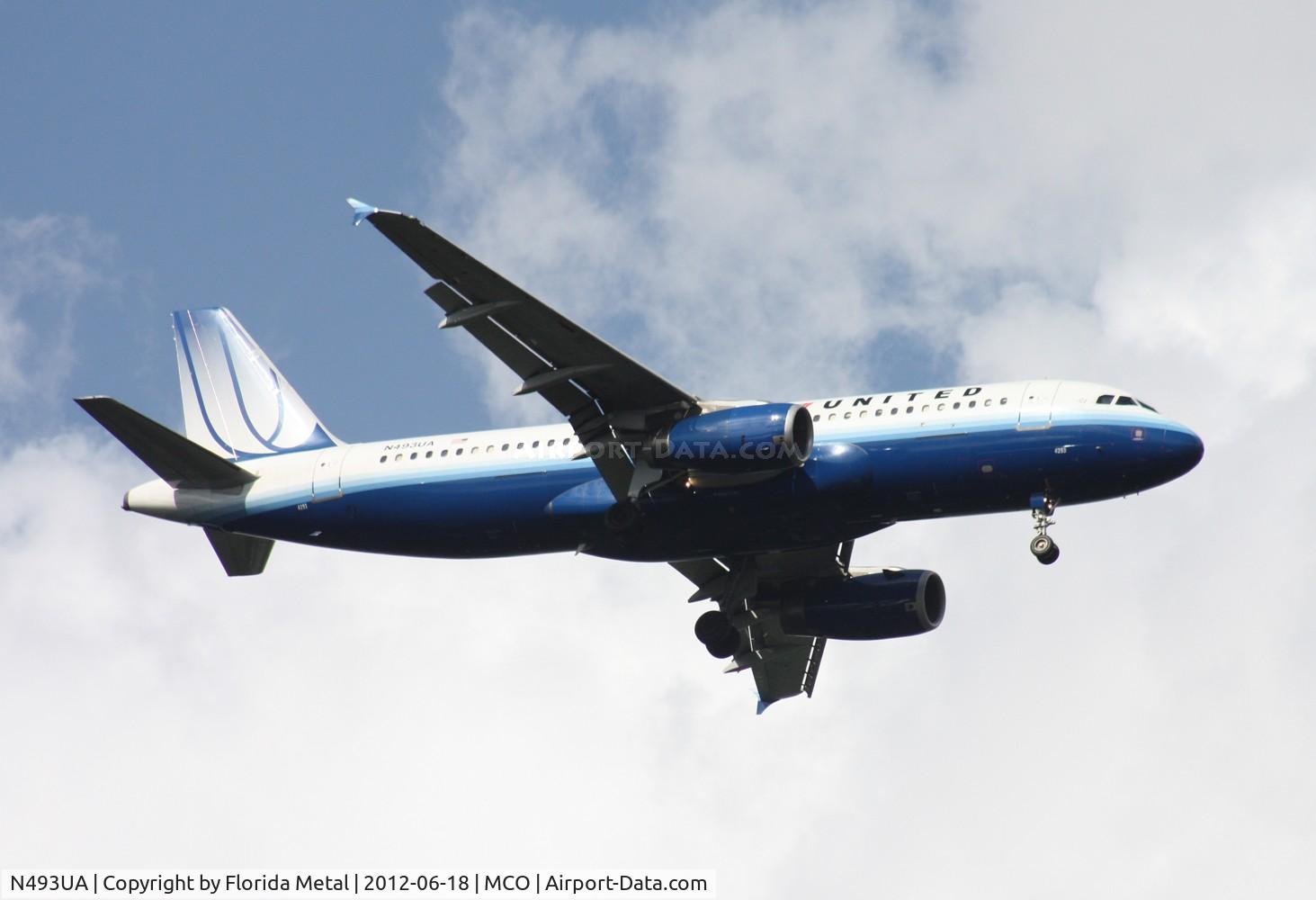 N493UA, 2002 Airbus A320-232 C/N 1821, United A320