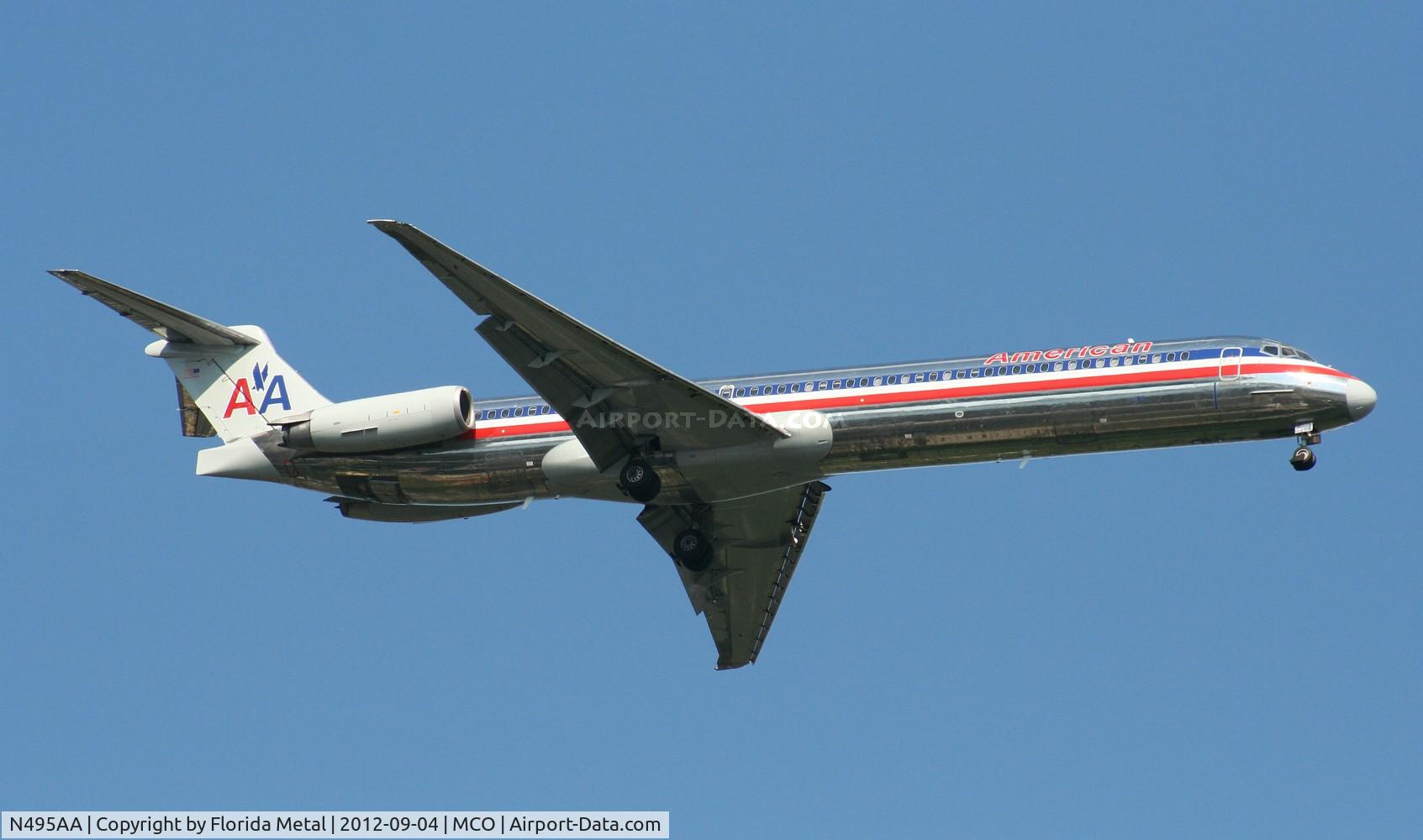 N495AA, 1989 McDonnell Douglas MD-82 (DC-9-82) C/N 49733, American MD-82