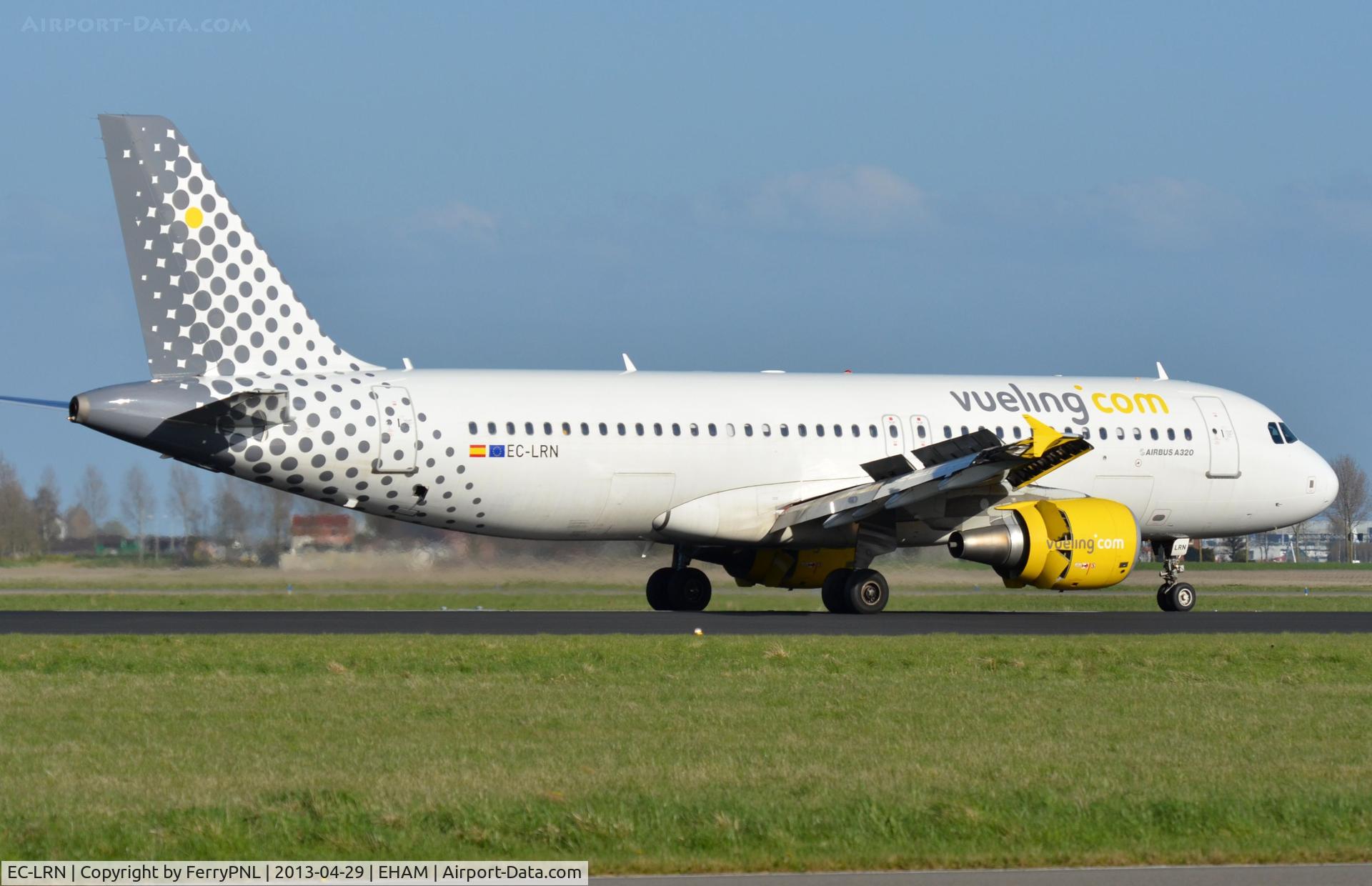 EC-LRN, 2009 Airbus A320-214 C/N 3995, Vueling A320 arrives in AMS