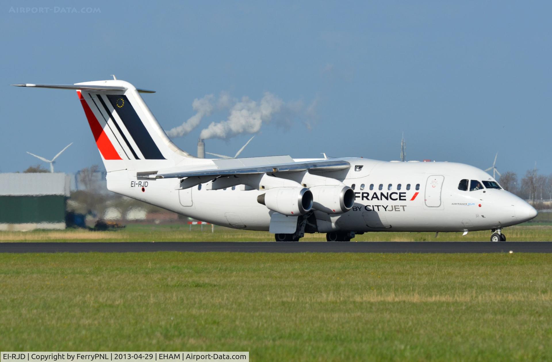 EI-RJD, 1998 BAE Systems Avro 146-RJ85 C/N E.2334, Air France BAe146 operated by Cityjet