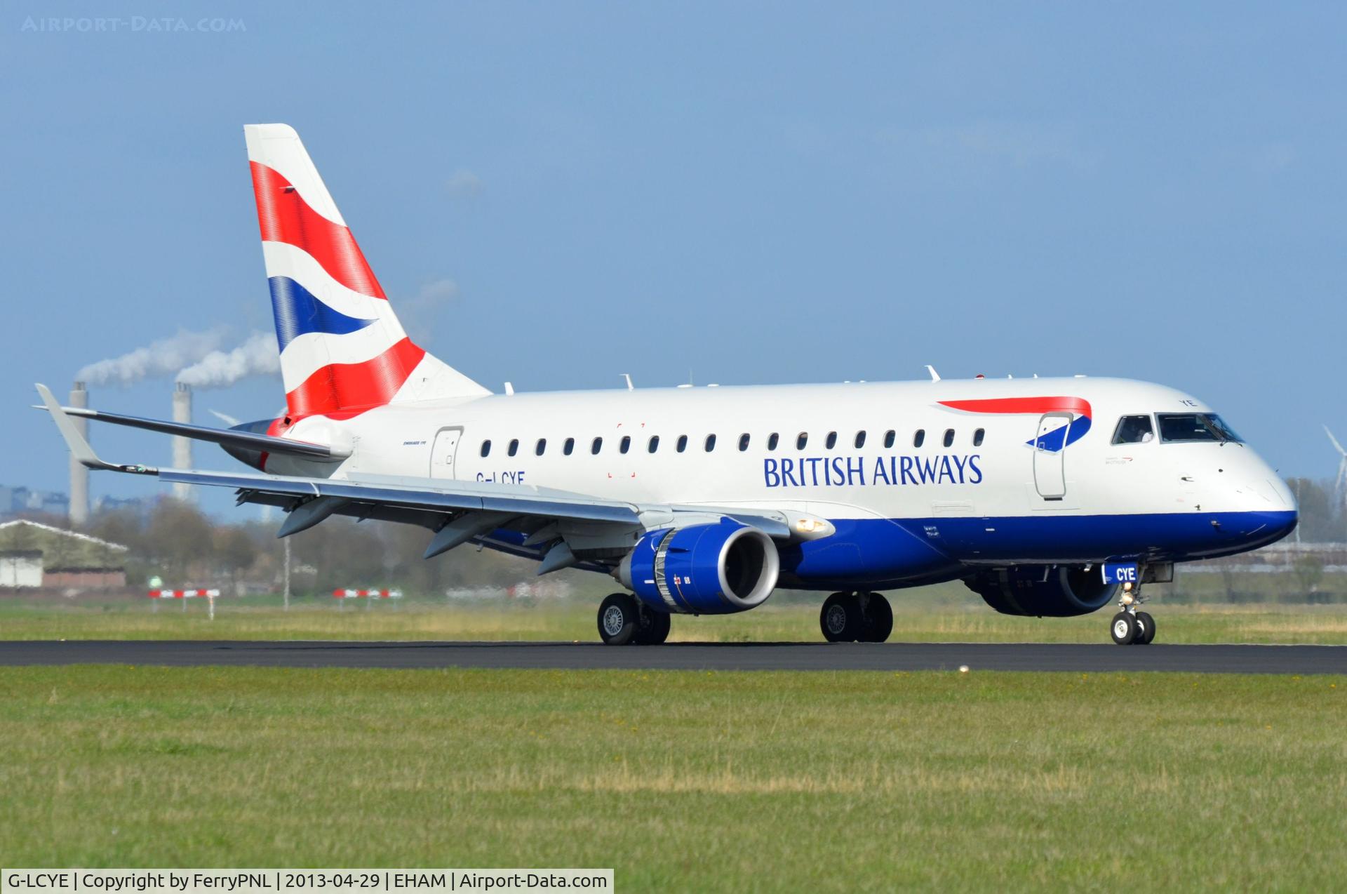 G-LCYE, 2009 Embraer ERJ-170-100STD C/N 17000296, BA ERJ170