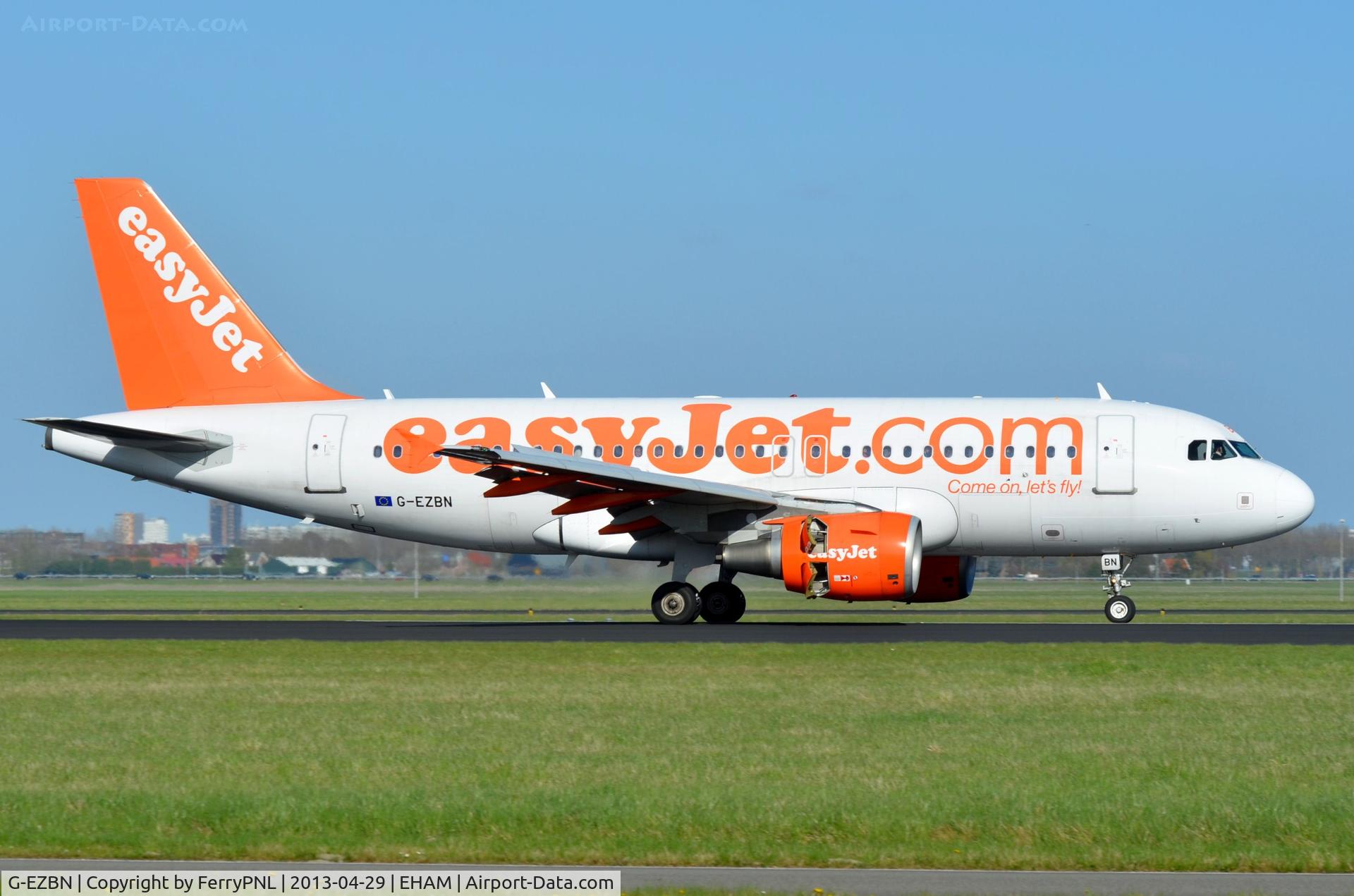 G-EZBN, 2007 Airbus A319-111 C/N 3061, Easy A319