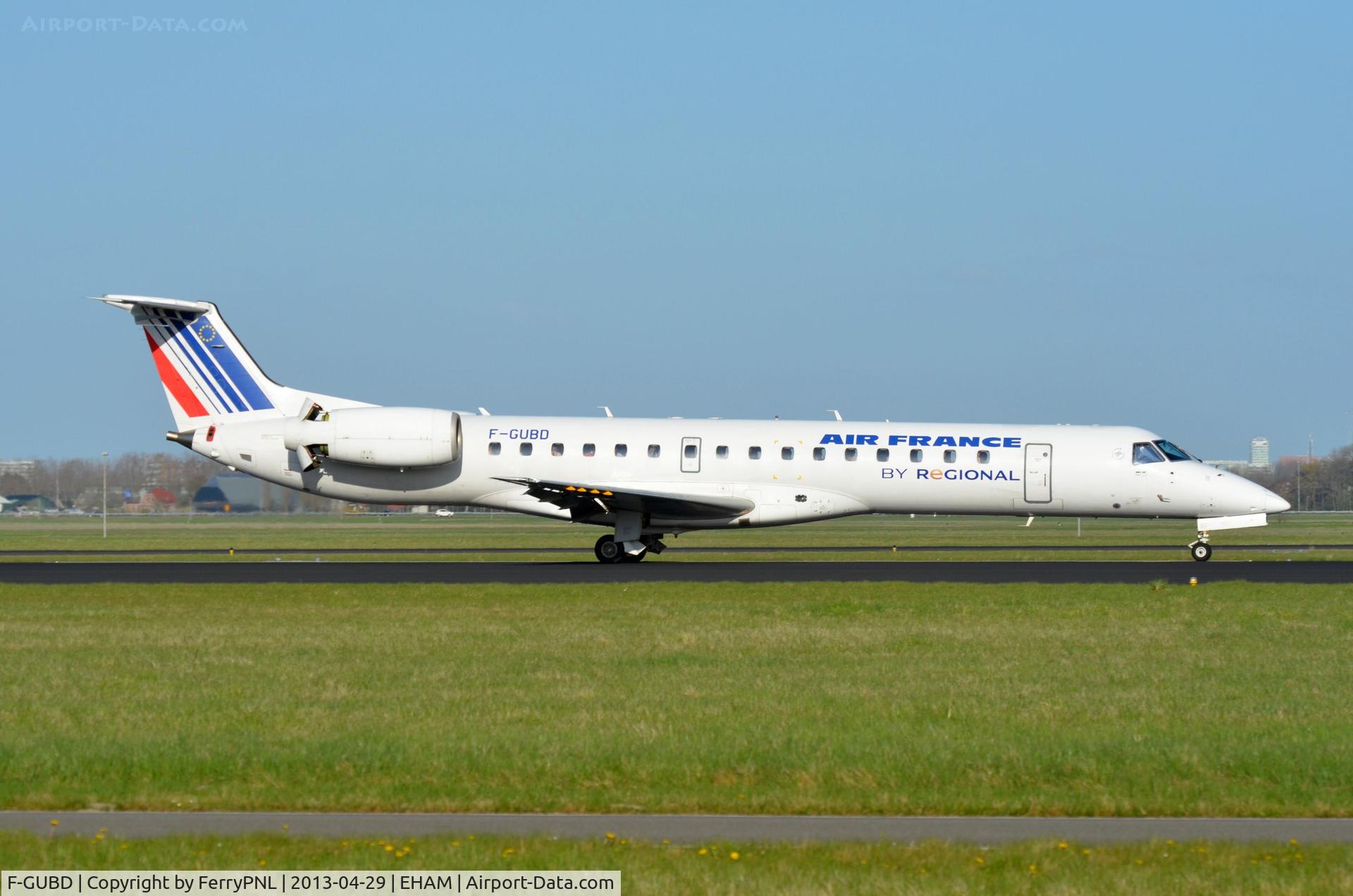 F-GUBD, 2000 Embraer ERJ-145LR (EMB-145LR) C/N 145333, Air France ERJ145 operated by Regional.