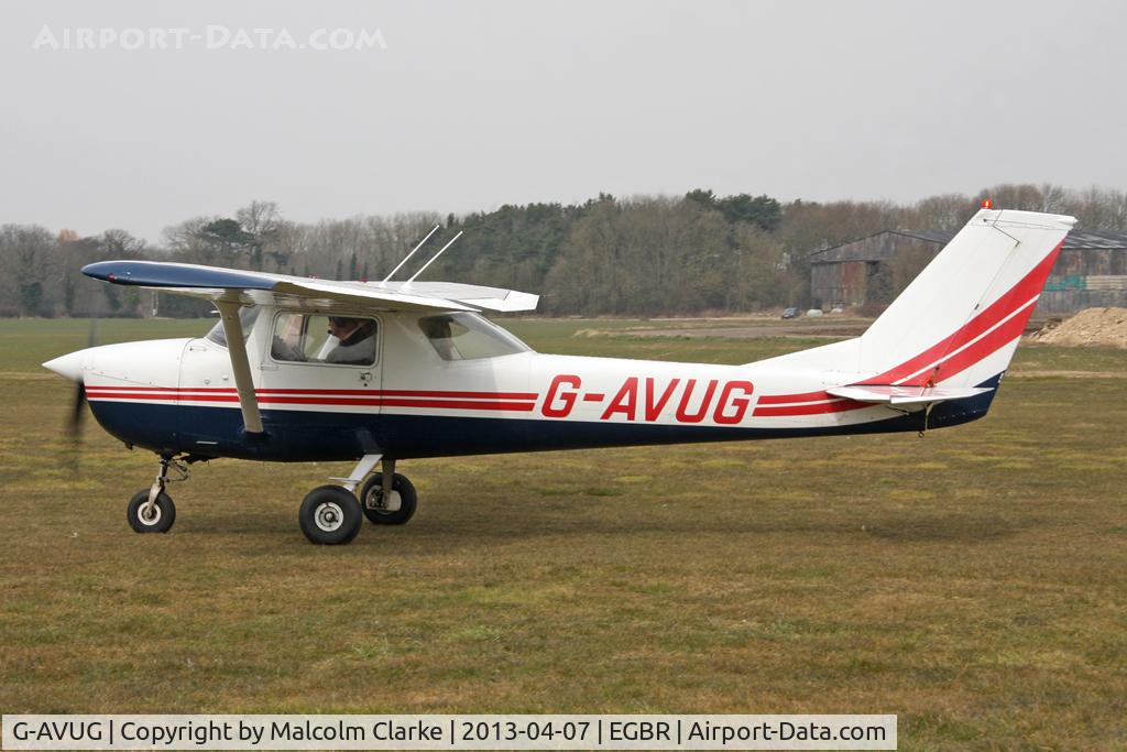 G-AVUG, 1967 Reims F150H C/N 0234, Reims F150H at The Real Aeroplane Club's Spring Fly-In, Breighton Airfield, April 2013.