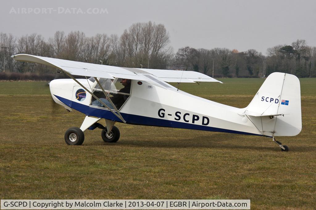 G-SCPD, 2004 Reality Escapade 912(1) C/N BMAA/HB/319, Reality Escapade 912(1) at The Real Aeroplane Club's Spring Fly-In, Breighton Airfield, April 2013.