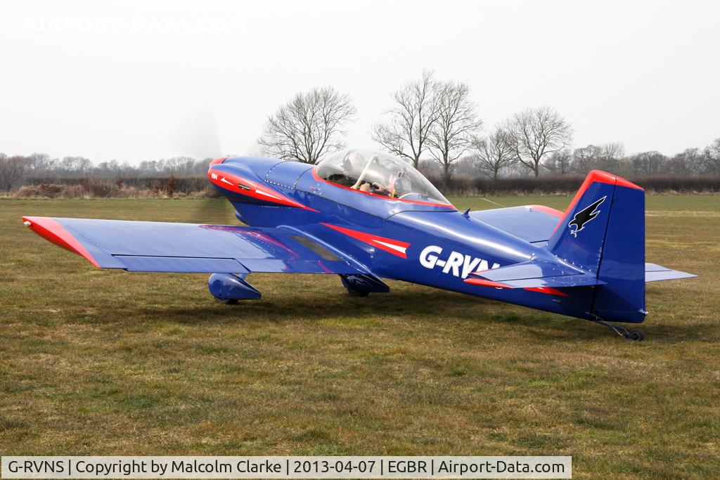 G-RVNS, 2003 Vans RV-4 C/N PFA 181-12443, Vans RV-4 at The Real Aeroplane Company's Spring Fly-In, Breighton Airfield, April 2013.