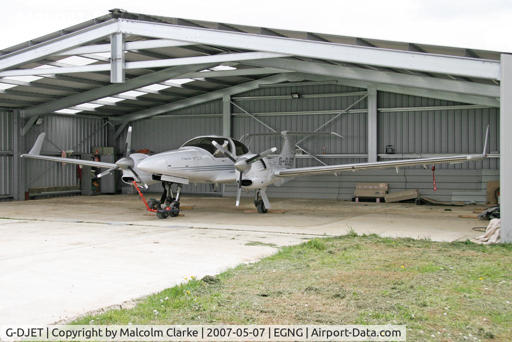G-DJET, 2006 Diamond DA-42 Twin Star C/N 42.122, Diamond DA-42, Bagby Airfield, May 2007.